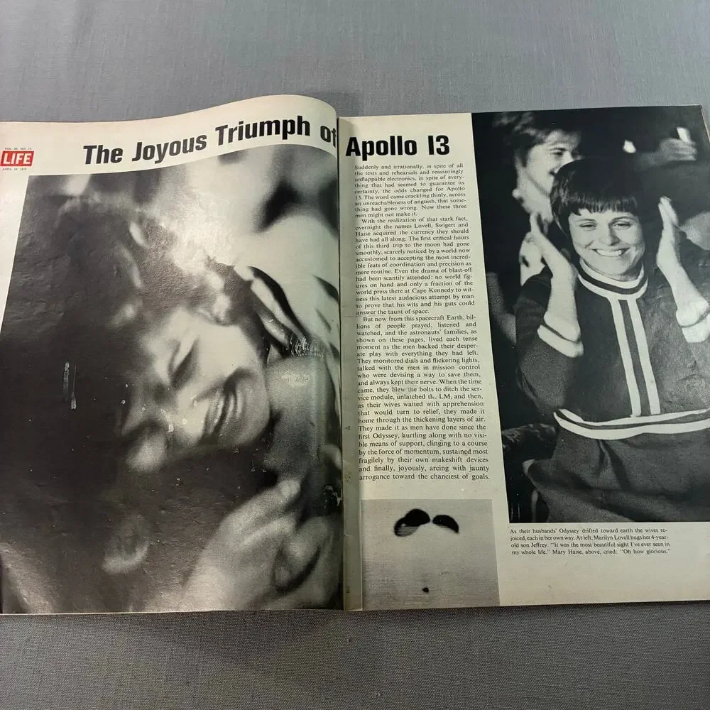 Vintage 1970 LIFE Magazine Jim Lovell Apollo 13 NASA Space Beatles See Descr